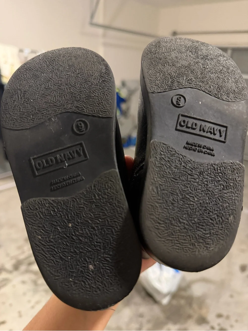 Old Navy Kids Black Chelsea Boots with Side Zipper